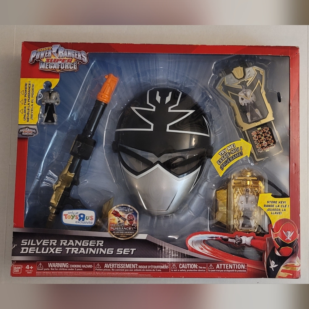 Vintage Power Rangers Silver Ranger SUPER MEGAFORCE accessories